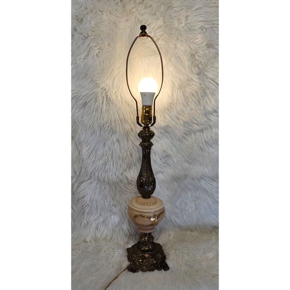 Cambridge Lamp - Etsy Vintage 1950\'s Tall Ornate Cambridge Table Lamp - No Shade
